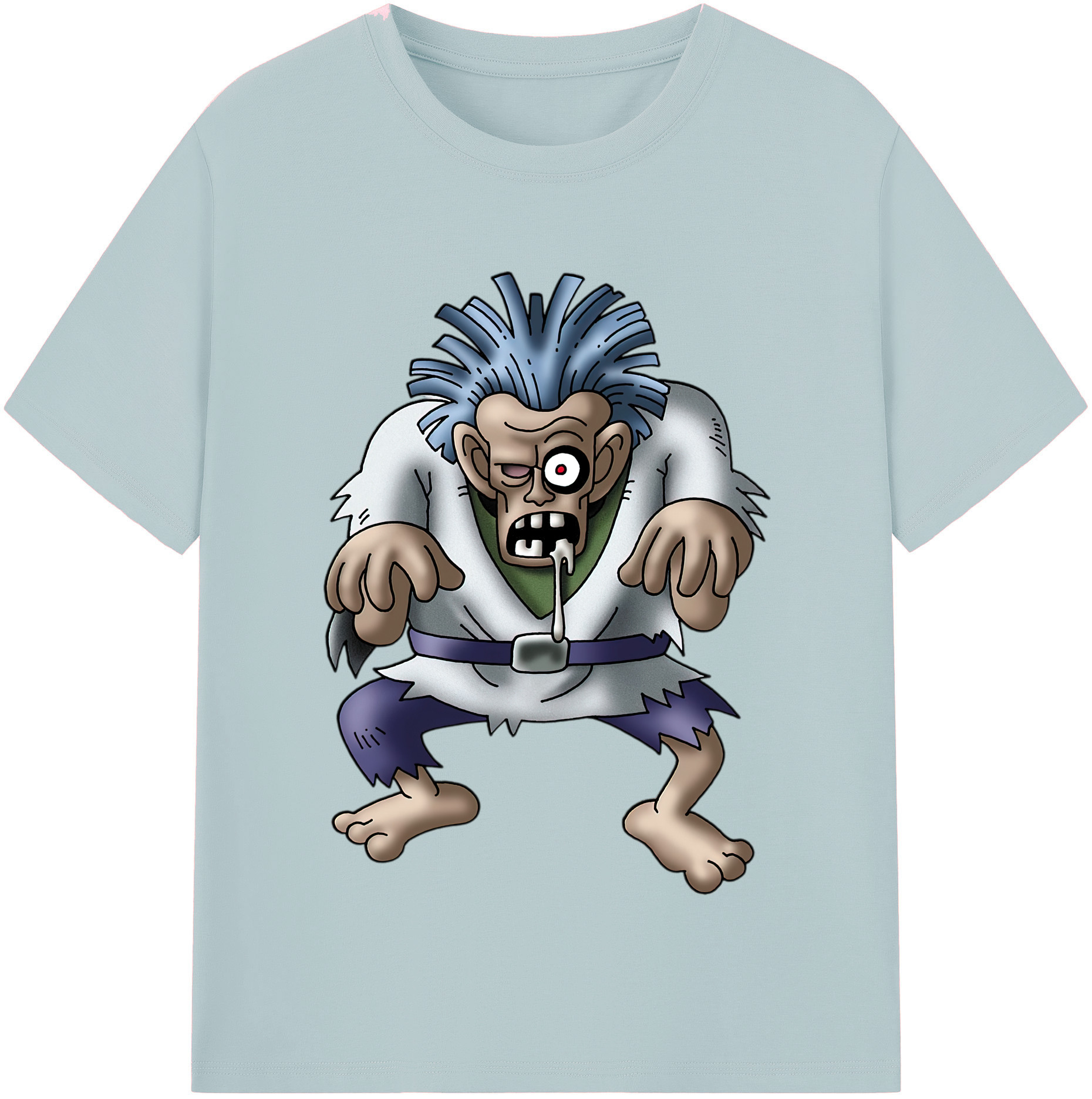 （画像用） ドラゴンクエスト Doragon Kuesuto Dragon Quest 綿100％半袖Tシャツ（フロントプリント）